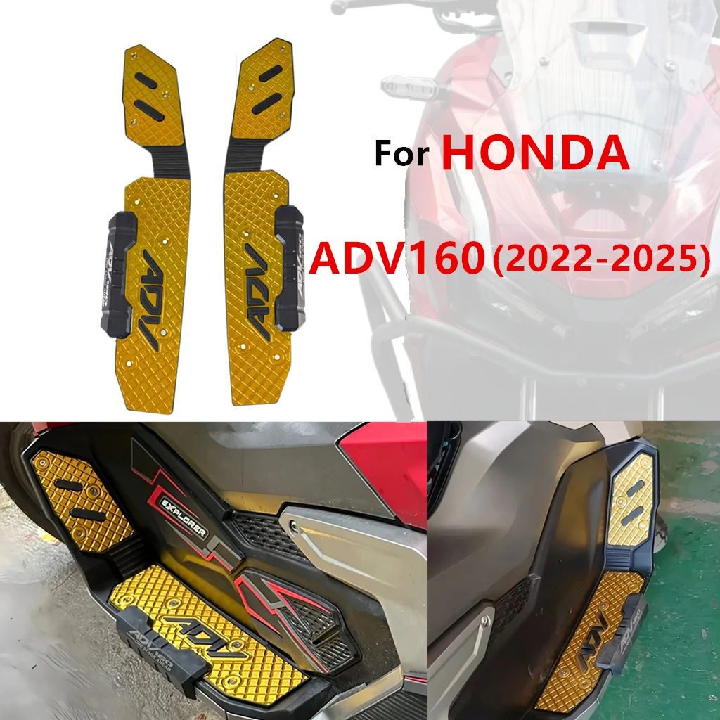 For HONDA ADV160 Footrest Aluminum Alloy Anti-Slip FootPedals Motorcycle Accessories Modification 2022-2025
For HONDA ADV160 Footrest Aluminum Alloy Anti-Slip FootPedals Motorcycle Accessories Modification 2022-2025 