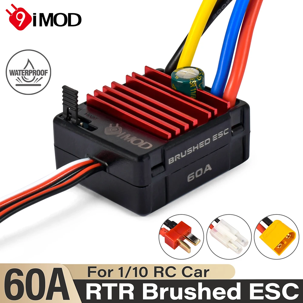 9IMOD 60A Матовый ESC IP65 Водонепроницаемый 5 В/2 А 2-3S для двигателей 550 540 для 1/10 RC Гусеничный автомобиль
9IMOD 60A Матовый ESC IP65 Водонепроницаемый 5 В/2 А 2-3S для двигателей 550 540 для 1/10 RC Гусеничный автомобиль