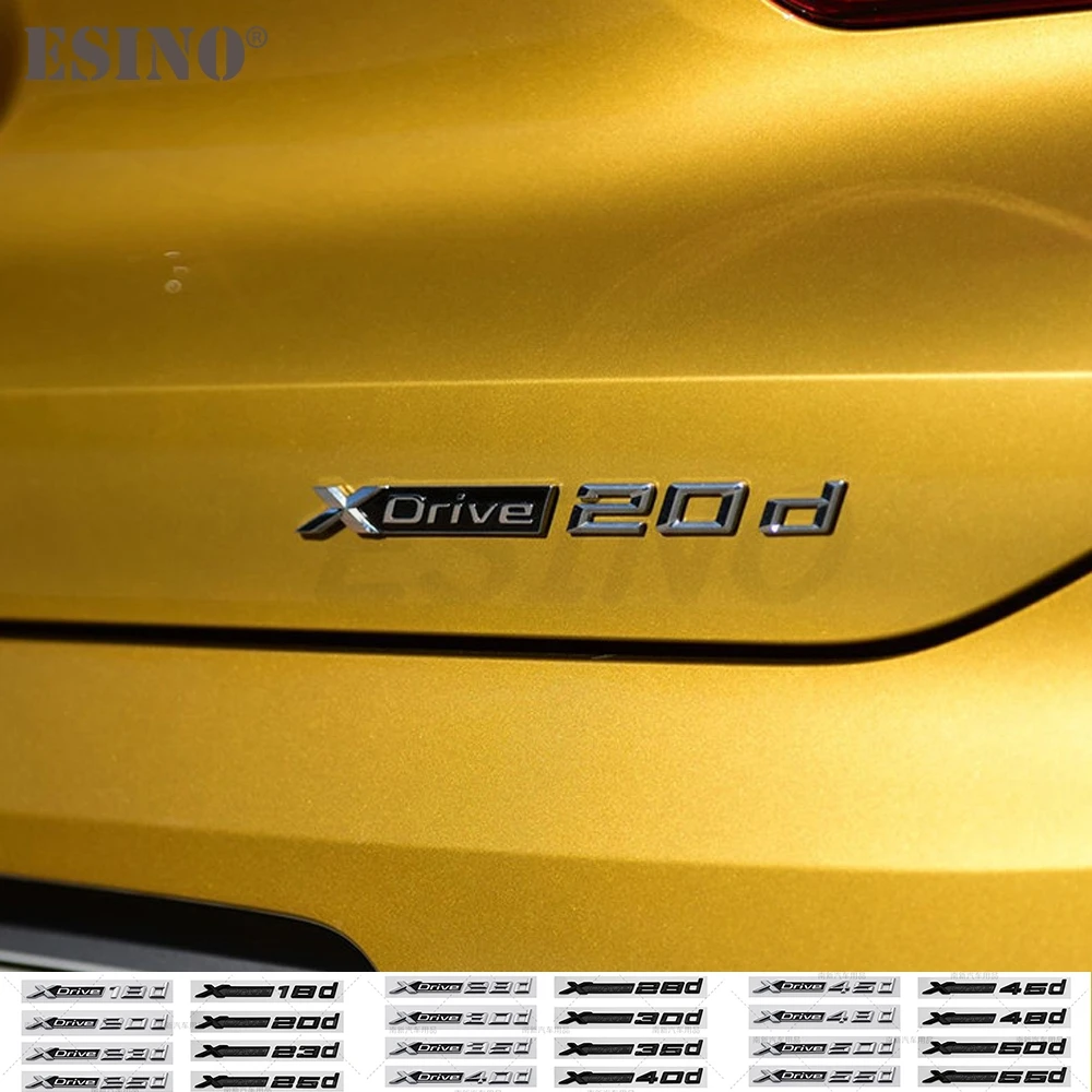 New 3D ABS Rear Trunk Emblem X Drive 20 25d 28d 30d 35d 40d 45d 50d 55d Car Badge Body Adhesive Emblem for BMW X3 X5 X6
New 3D ABS Rear Trunk Emblem X Drive 20 25d 28d 30d 35d 40d 45d 50d 55d Car Badge Body Adhesive Emblem for BMW X3 X5 X6