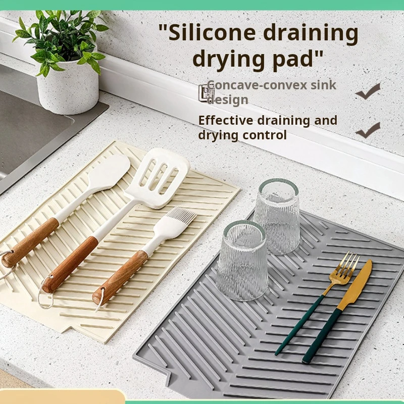 5mm Silicone Drain Pad Drying Mat Pots Dish Drain Mat For Kitchen Tableware Non-slip Mats Anti-scald Coaster Kitchen Utensils
5mm Silicone Drain Pad Drying Mat Pots Dish Drain Mat For Kitchen Tableware Non-slip Mats Anti-scald Coaster Kitchen Utensils