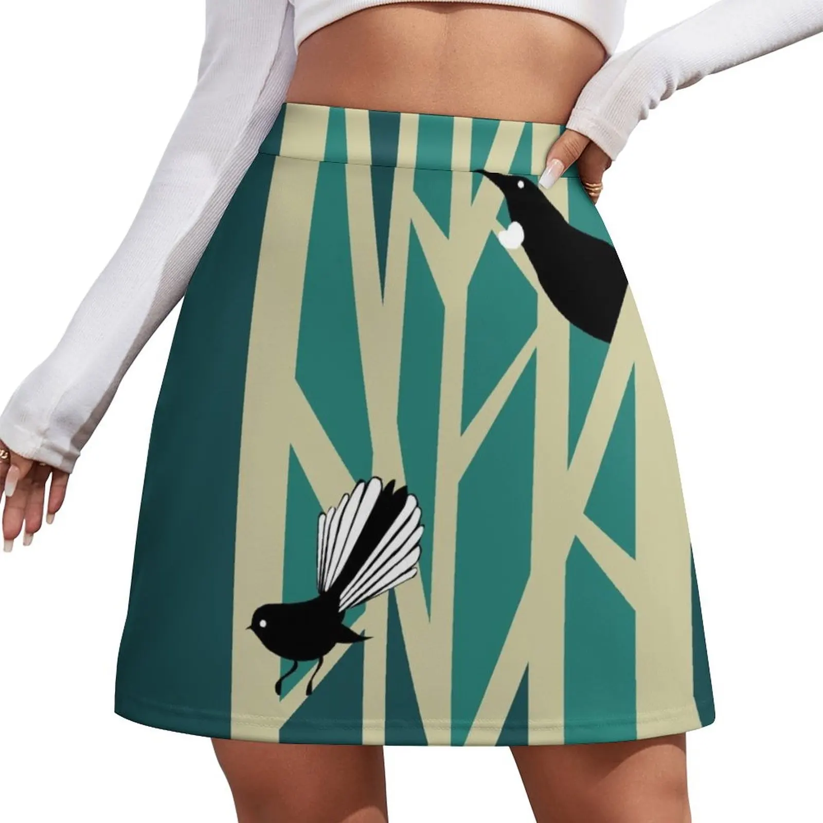 Tui and Fantail on Trees Mini Skirt Woman clothing skirts women summer 2025 Mini Skirt
Tui and Fantail on Trees Mini Skirt Woman clothing skirts women summer 2025 Mini Skirt