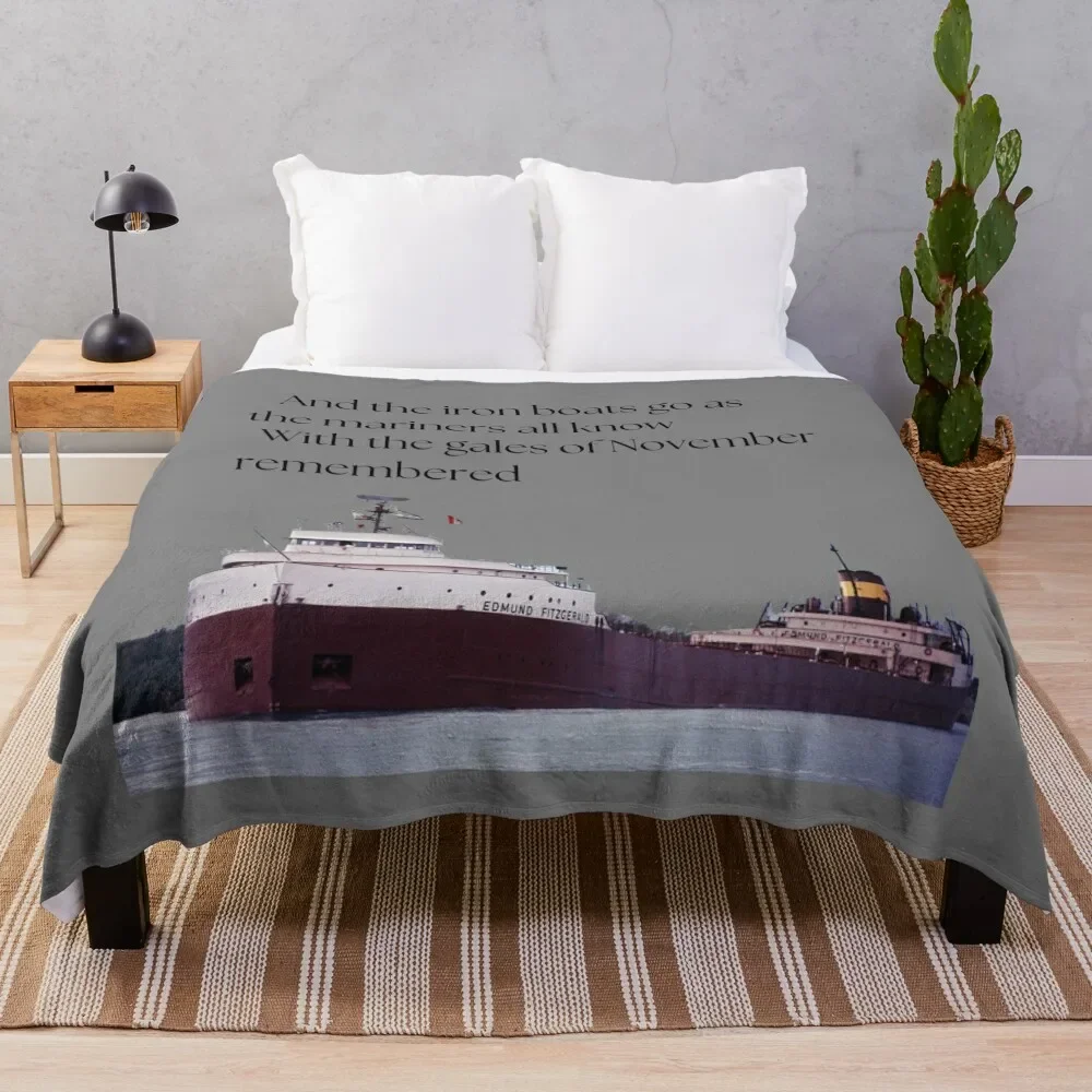History -- Edmund Fitzgerald Throw Blanket Warm Napping Blanket for Office Couch Bed
History -- Edmund Fitzgerald Throw Blanket Warm Napping Blanket for Office Couch Bed