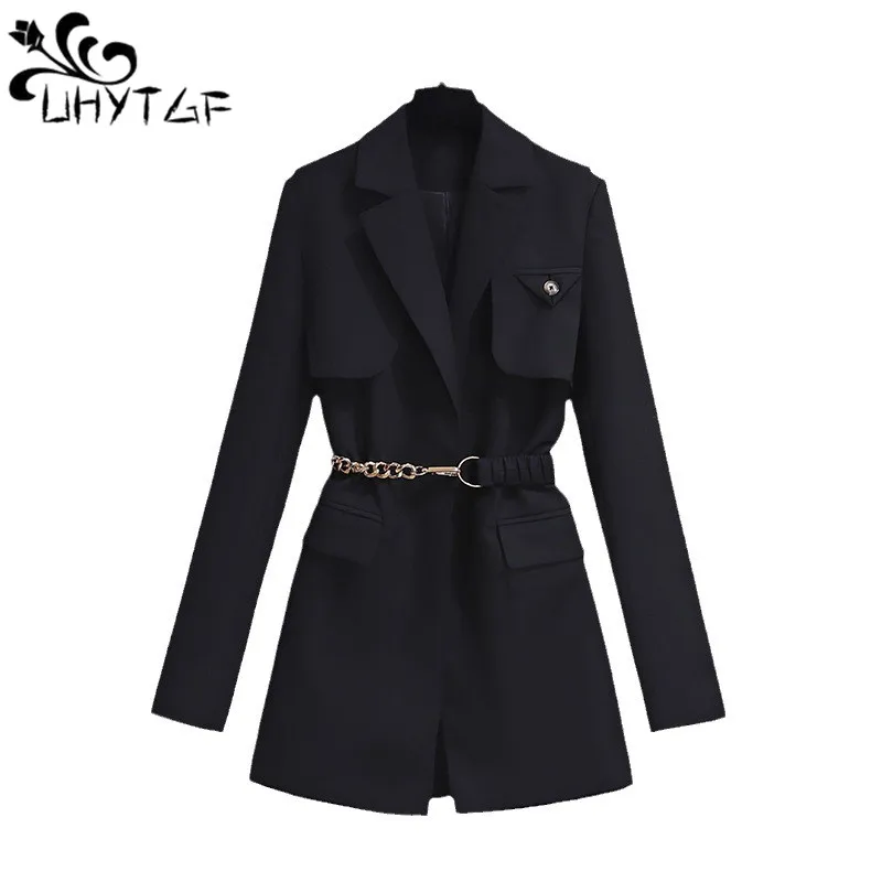 Vintage Blazer Coat For Women 2024 Autumn Slim Long Sleeves Notched Belt Office Jacket Lady Casual Fashion Female Clothing 579
Vintage Blazer Coat For Women 2024 Autumn Slim Long Sleeves Notched Belt Office Jacket Lady Casual Fashion Female Clothing 579