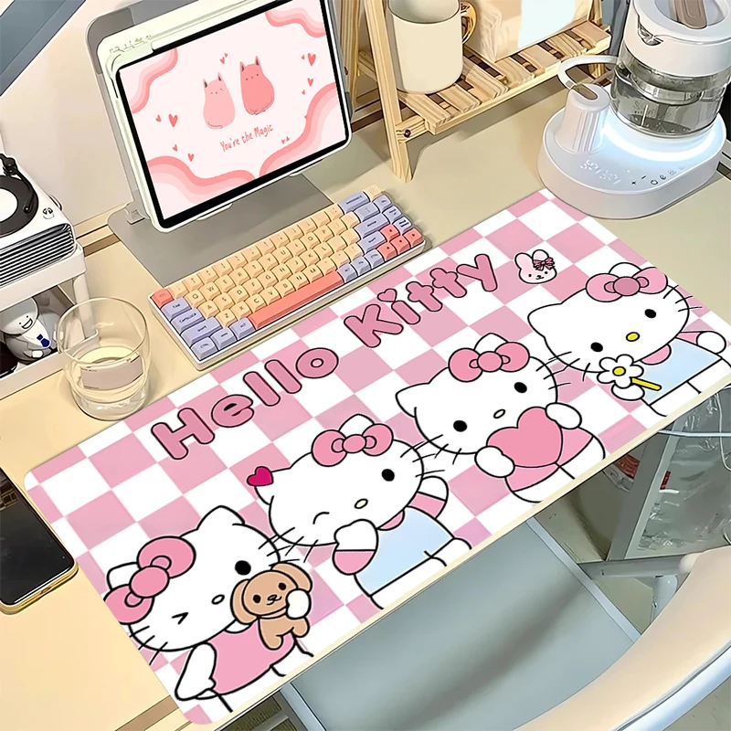 Mouse Pad Large Laptop Accessories Mause Pad Rubber Carpet Cabinet Keyboard Pads Hello K-Kitty Anime Mousepad Extended Desk Mat
Mouse Pad Large Laptop Accessories Mause Pad Rubber Carpet Cabinet Keyboard Pads Hello K-Kitty Anime Mousepad Extended Desk Mat