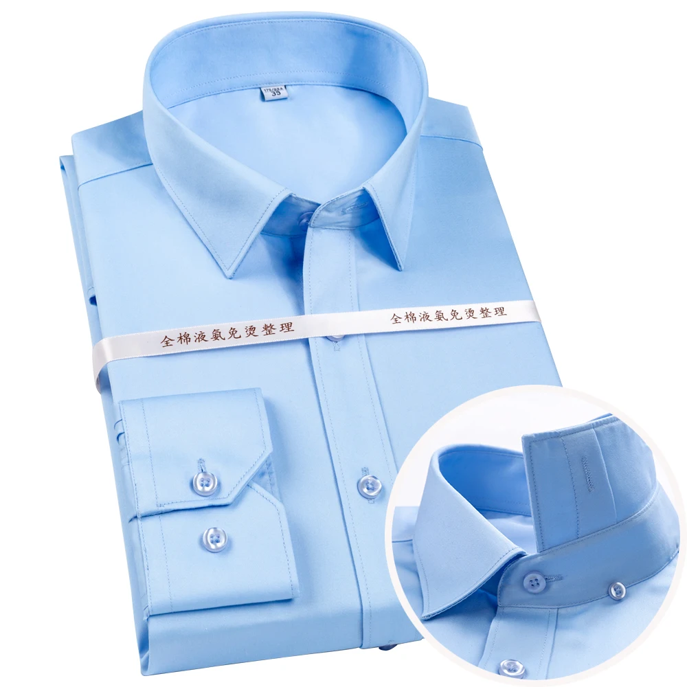 Premium Men's Non-Iron Cotton Sateen Dress Shirt Hidden Button Spread Collar Formal Business Office Wear Long Sleeve Shirts
Premium Men's Non-Iron Cotton Sateen Dress Shirt Hidden Button Spread Collar Formal Business Office Wear Long Sleeve Shirts