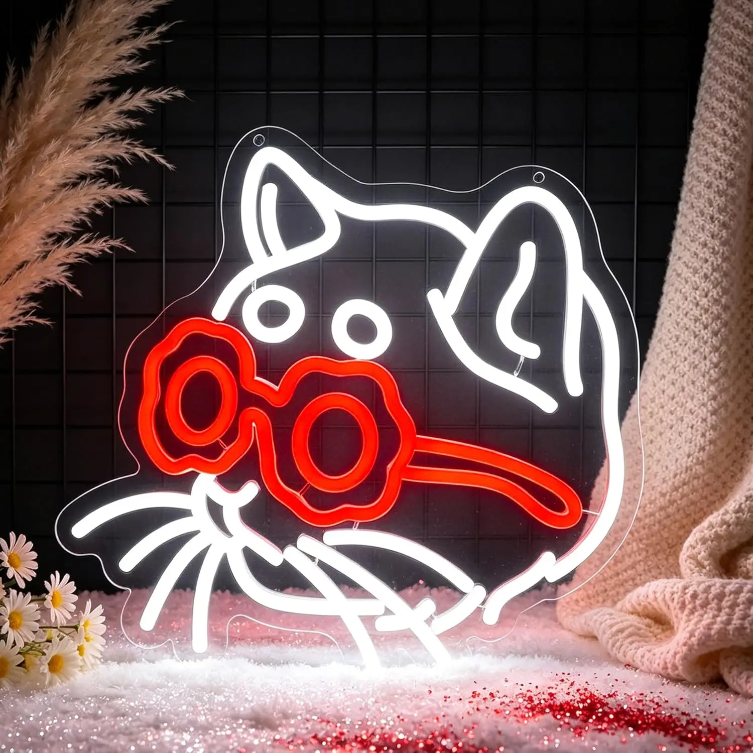 Cat Shaped Beer Neon Light Wall Hanging Decor for Home Room Bar Birthday Party Atmosphere Decoration
Cat Shaped Beer Neon Light Wall Hanging Decor for Home Room Bar Birthday Party Atmosphere Decoration