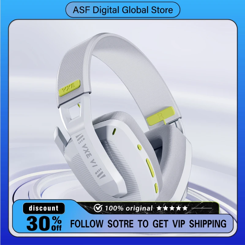 VGN VXE New Siren V1 Dual Mode Wireless Bluetooth Headset FPS Gamer Headset Low Latency Lightweight PC E-sports Gaming Earphone
VGN VXE New Siren V1 Dual Mode Wireless Bluetooth Headset FPS Gamer Headset Low Latency Lightweight PC E-sports Gaming Earphone