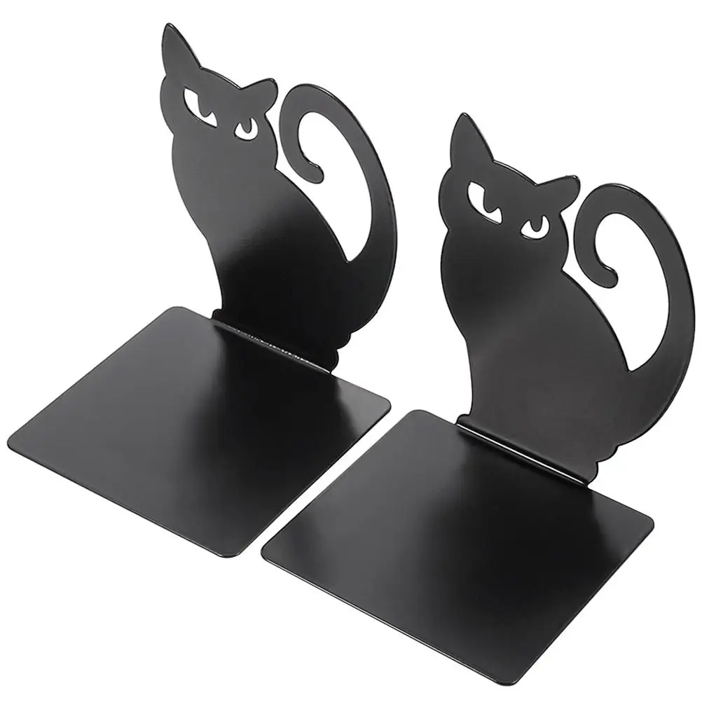 2 Pcs Bookends Black Cat Convenient Organizer Desktop Holders Iron Study File Stands
2 Pcs Bookends Black Cat Convenient Organizer Desktop Holders Iron Study File Stands