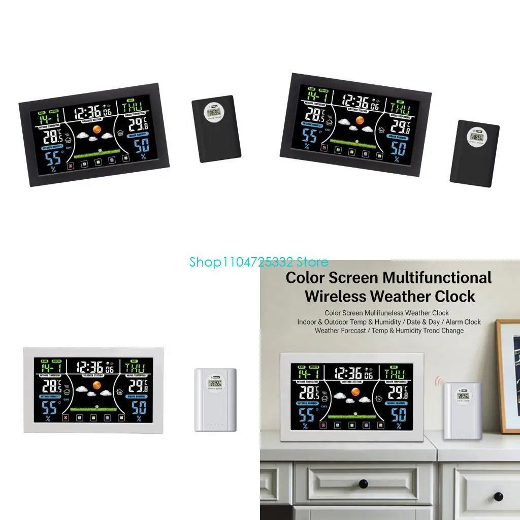 P5EA Multifunction Clock With Temperature Humidity Detector For Home
P5EA Multifunction Clock With Temperature Humidity Detector For Home