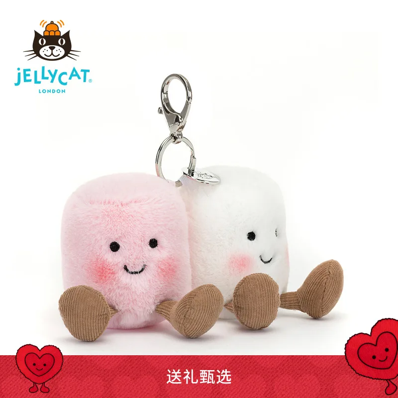 Британский Jellycat, забавная пара зефирных сумок, кулон, плюшевая игрушка, кулон, брелок
Британский Jellycat, забавная пара зефирных сумок, кулон, плюшевая игрушка, кулон, брелок