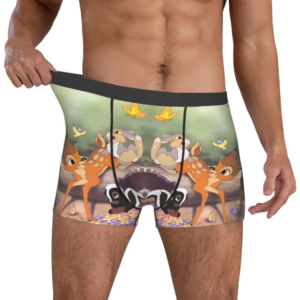 Custom B-Bambies Boxers Shorts Men's Bambi Flower Thumper Briefs Underwear Cool Underpants
Custom B-Bambies Boxers Shorts Men's Bambi Flower Thumper Briefs Underwear Cool Underpants