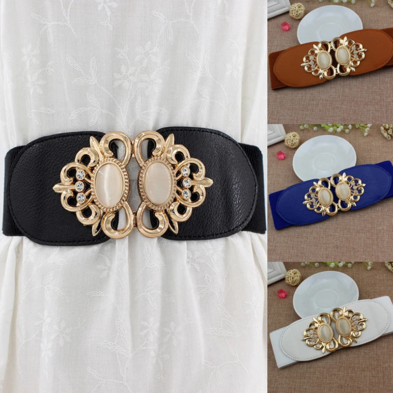 Women's Elastic Waist Belt Fashion Elastic Wide Waist Seal New Casual With Skirt Decorative Wide Belt
Women's Elastic Waist Belt Fashion Elastic Wide Waist Seal New Casual With Skirt Decorative Wide Belt