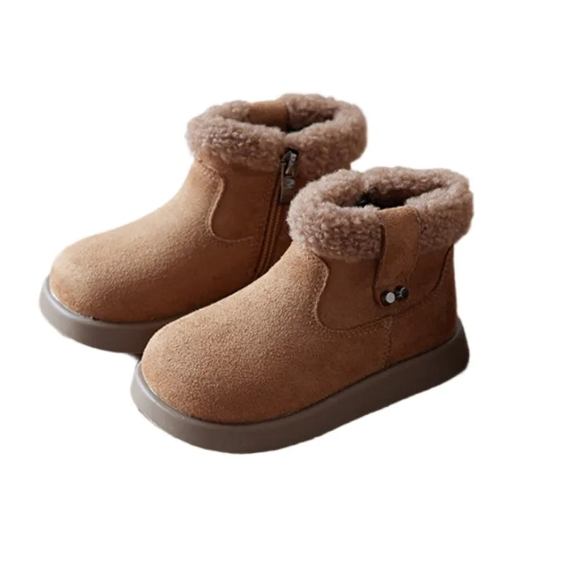 2025 autumn winter new girls' vintage side zipper warm fashionable casual boots boys' plush horse boots short boots Size 22-35
2025 autumn winter new girls' vintage side zipper warm fashionable casual boots boys' plush horse boots short boots Size 22-35
