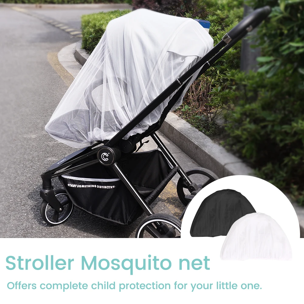 Universal Baby Stroller Mosquito Net Insect Protection Summer Mesh Cover for Prams Fly Shield Accessory 
Universal Baby Stroller Mosquito Net Insect Protection Summer Mesh Cover for Prams Fly Shield Accessory