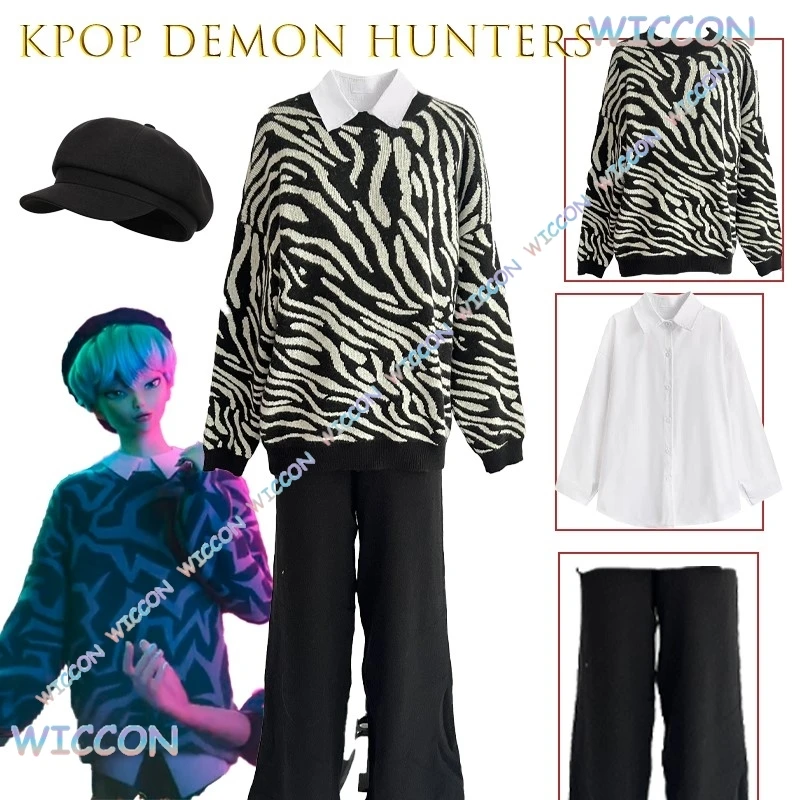 Demon Hunters Saja Boys Gugu Gaga Baby Cosplay Costume Anime Game Full Outfit Cute Kawaii Halloween Party Dress Up Convention
Demon Hunters Saja Boys Gugu Gaga Baby Cosplay Costume Anime Game Full Outfit Cute Kawaii Halloween Party Dress Up Convention