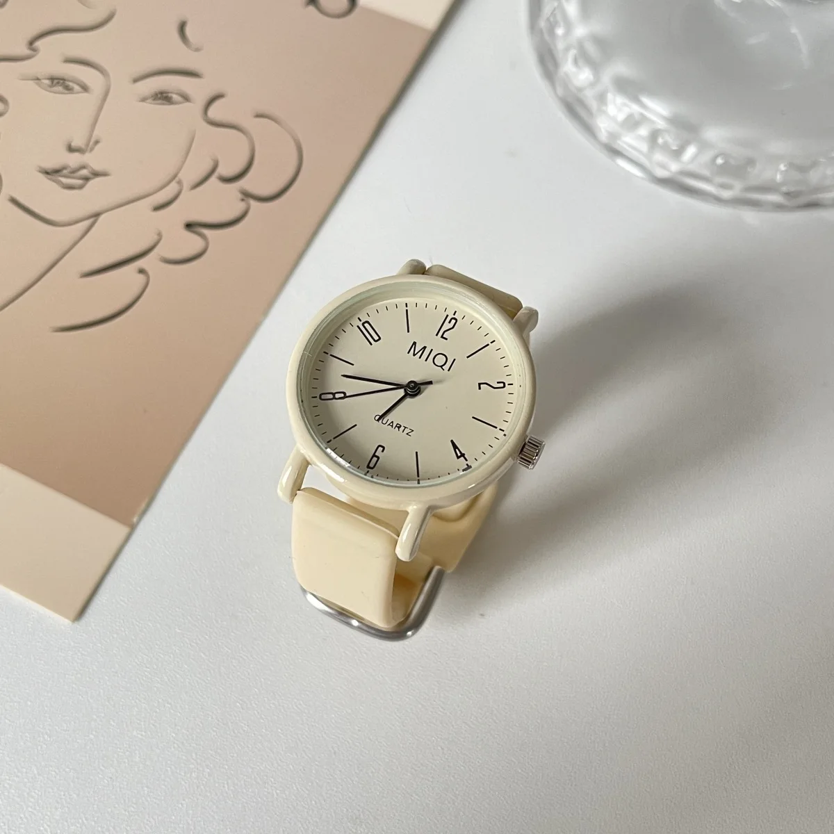 Exam Specific Watch for Female Middle and High School Students To Check Time, Silent Leisure Quartz Watch Ladies' Watch Gift
Exam Specific Watch for Female Middle and High School Students To Check Time, Silent Leisure Quartz Watch Ladies' Watch Gift