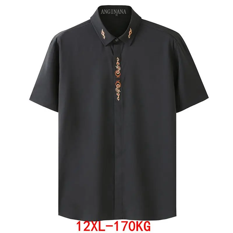 Plus size 12xl 170kg men's oversized shirt large 10xl 9xl 8xl summer Lapel short sleeve loose bog size shirt black and white red
Plus size 12xl 170kg men's oversized shirt large 10xl 9xl 8xl summer Lapel short sleeve loose bog size shirt black and white red