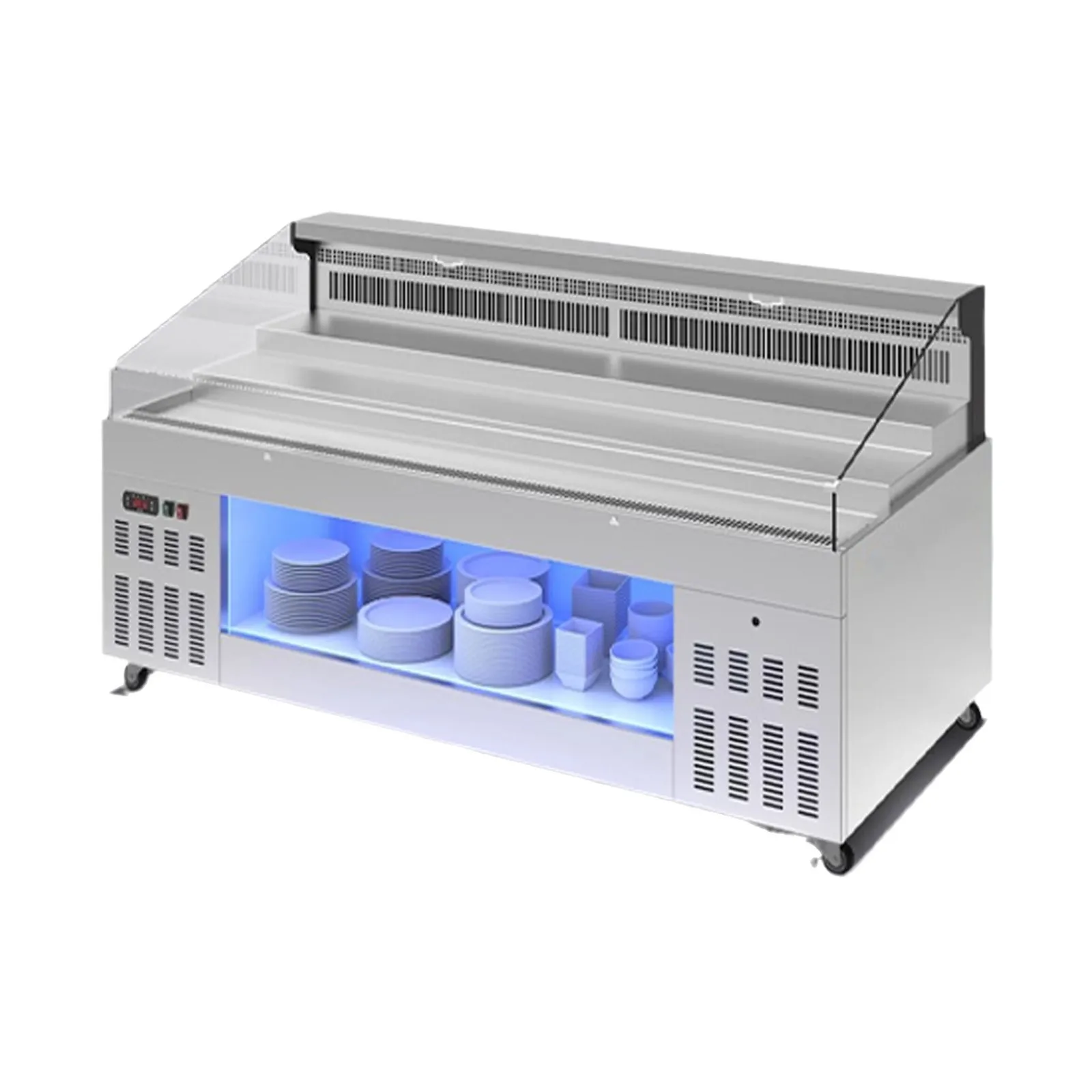 Air-cooled ladder display, freezer, freezer, hot pot, barbecue dishes, string strings, bright file hotel, fresh-keeping cabinet,
Air-cooled ladder display, freezer, freezer, hot pot, barbecue dishes, string strings, bright file hotel, fresh-keeping cabinet,