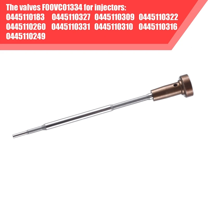 New F00VC01334 Injector Control Valve Control Valve For Injector 0445110183/260/310/316/322/331
New F00VC01334 Injector Control Valve Control Valve For Injector 0445110183/260/310/316/322/331
