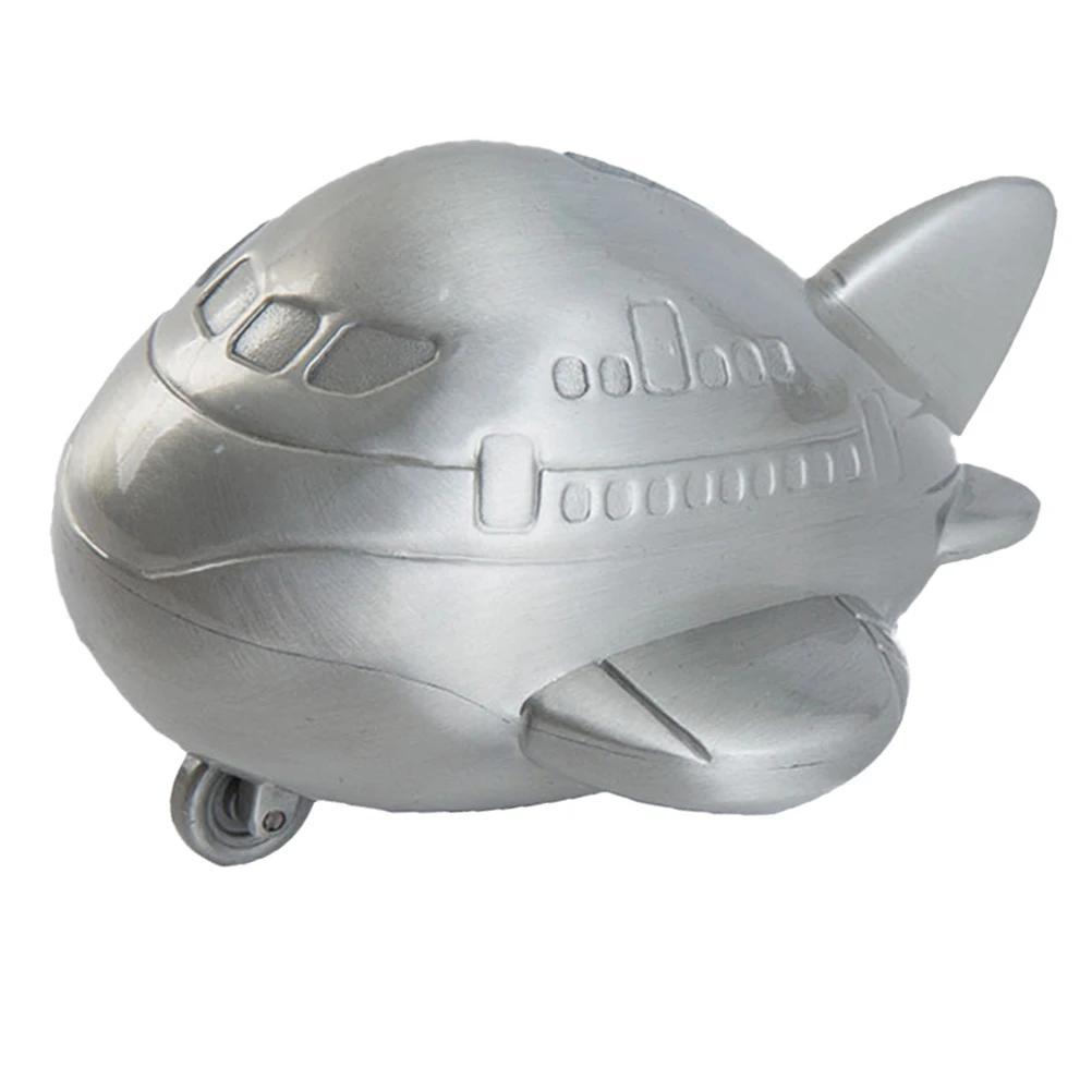 Metal Airplane Shaped Piggy Bank Zinc Alloy Coin Box Money Save Desktop Adornment Silver High Quality Safety Design Kids Toddler
Metal Airplane Shaped Piggy Bank Zinc Alloy Coin Box Money Save Desktop Adornment Silver High Quality Safety Design Kids Toddler