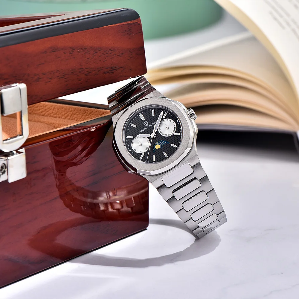 2026 Pagani design women's watch top luxury sapphire quartz women's watch moon Phase calendar week stainless steel women's watch
2026 Pagani design women's watch top luxury sapphire quartz women's watch moon Phase calendar week stainless steel women's watch
