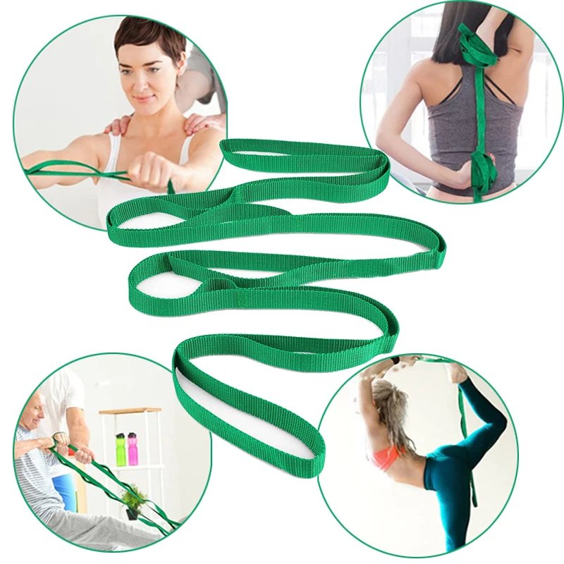 Elastic Yoga Stretching Strap With Loops, Stretch Strap For Ballet, Leg, Body, Stretch Band For Yoga, Dance, Pilates, Gymnastics
Elastic Yoga Stretching Strap With Loops, Stretch Strap For Ballet, Leg, Body, Stretch Band For Yoga, Dance, Pilates, Gymnastics