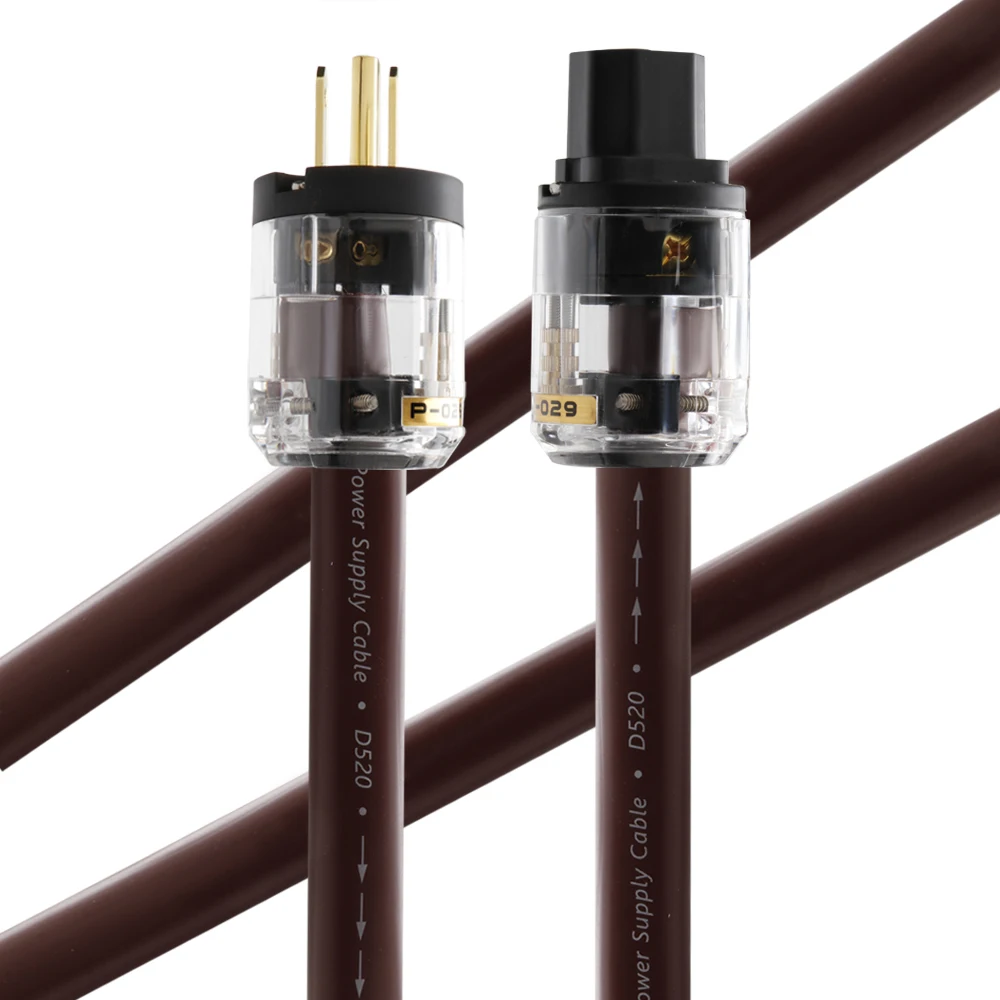 Однокристальный медный шнур питания Preffair D520, HIFI P029 + C029, штепсельная вилка Европейского/американского стандарта, гнездовой разъем питания IEC
Однокристальный медный шнур питания Preffair D520, HIFI P029 + C029, штепсельная вилка Европейского/американского стандарта, гнездовой разъем питания IEC