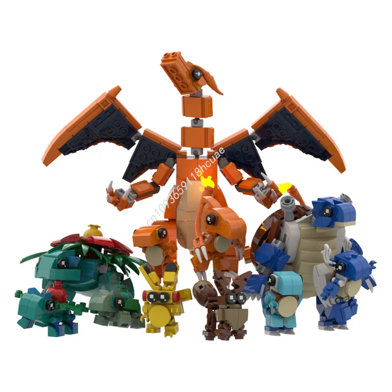 1003 шт. MOC Kanto стартеры карманные модели домашних животных строительные блоки игрушки собрать кирпич модульная детская творческая идея рождественские подарки
1003 шт. MOC Kanto стартеры карманные модели домашних животных строительные блоки игрушки собрать кирпич модульная детская творческая идея рождественские подарки