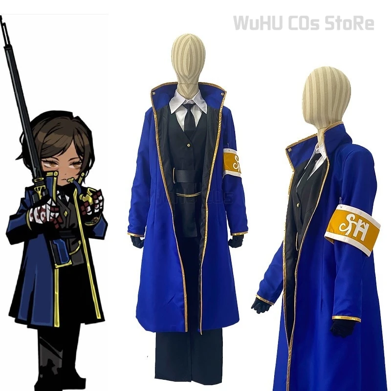Outis Otiseu Cosplay Costume Wig Outfit Halloween Unisex Costume Cosplay Game Limbus Company Trench Blue Coat Clothes Suit Pants
Outis Otiseu Cosplay Costume Wig Outfit Halloween Unisex Costume Cosplay Game Limbus Company Trench Blue Coat Clothes Suit Pants
