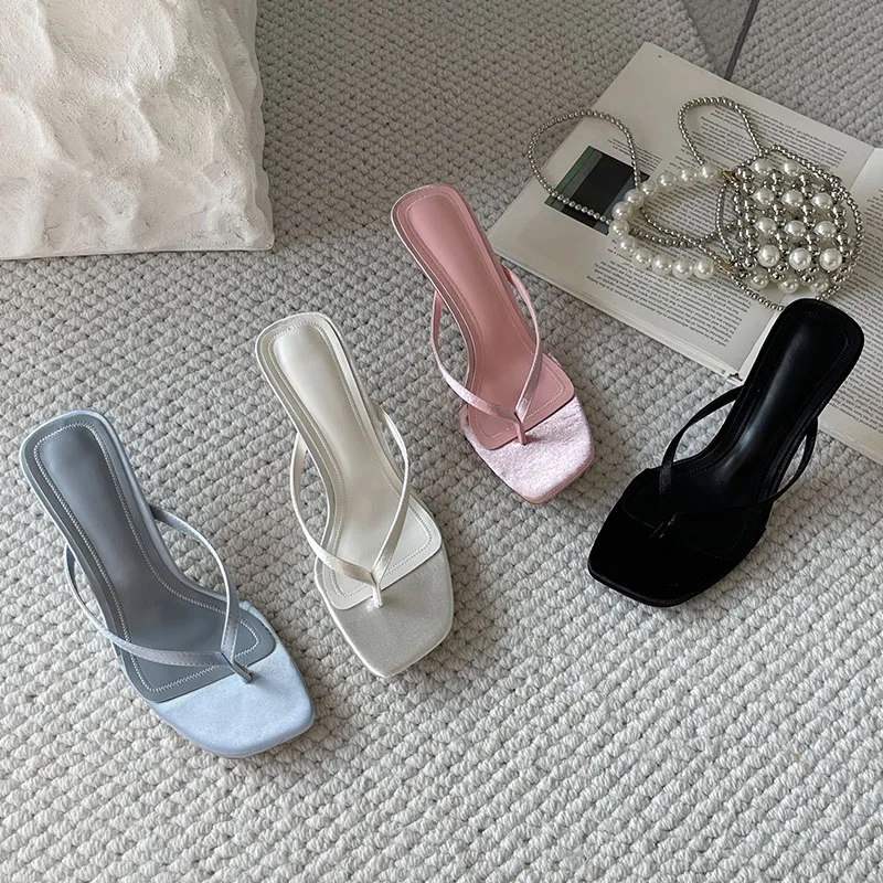 Spring Summer Women Heeled Slippers Sandals Pink Beach Female Flip flops Fashion Thin Heels Ladies Slippers Slides Shoes Pumps
Spring Summer Women Heeled Slippers Sandals Pink Beach Female Flip flops Fashion Thin Heels Ladies Slippers Slides Shoes Pumps