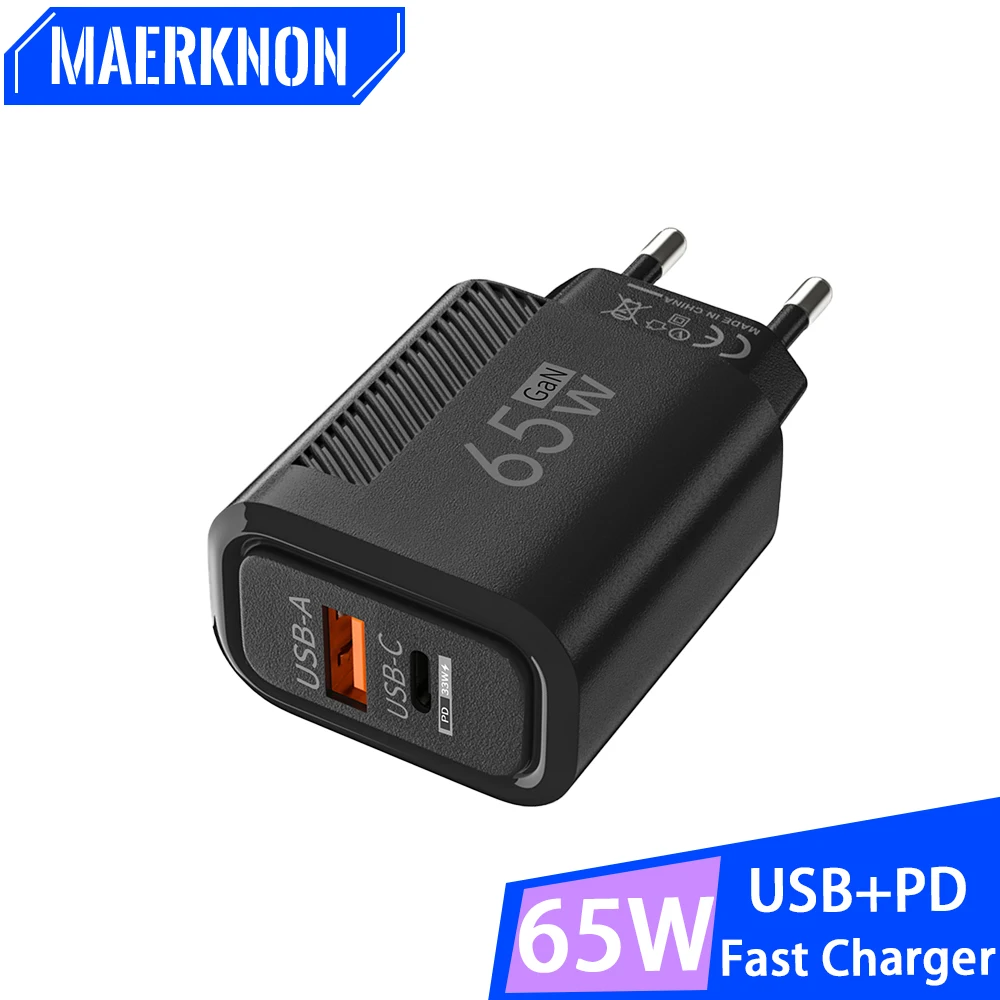 65W USB GaN Charger Fast Charging USB Type C Power Adapter For iPhone 15 14 Xiaomi Huawei Samsung Quick Charger 3.0 Wall Charger
65W USB GaN Charger Fast Charging USB Type C Power Adapter For iPhone 15 14 Xiaomi Huawei Samsung Quick Charger 3.0 Wall Charger