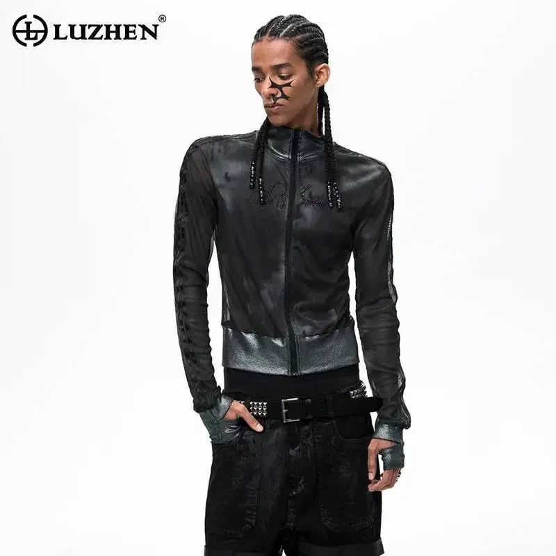 LUZHEN 2026 New Personalized Tie-dyed Design High Quality Gauze Splicing Sleeve Shirts Men's Trendy Elastic Waist Jacket JY6472
LUZHEN 2026 New Personalized Tie-dyed Design High Quality Gauze Splicing Sleeve Shirts Men's Trendy Elastic Waist Jacket JY6472