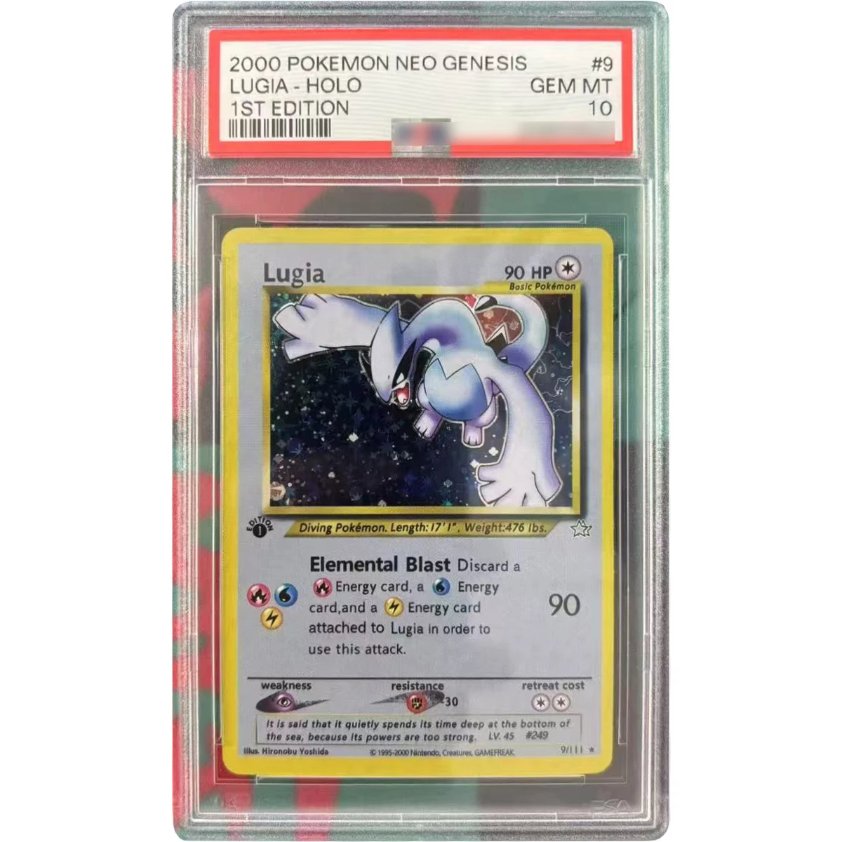 PTCG English Version Lugia Rating Collection Card Copy Version Rating Card Diy Self Made Game Anime Collection Cards Gift Toys
PTCG English Version Lugia Rating Collection Card Copy Version Rating Card Diy Self Made Game Anime Collection Cards Gift Toys