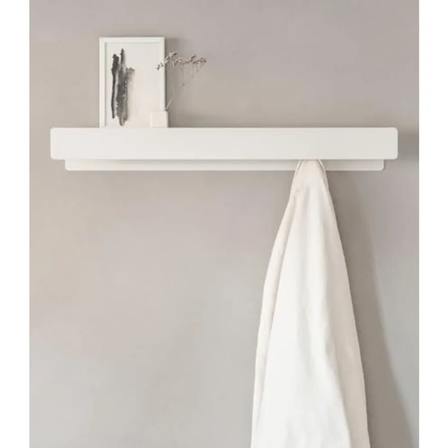 Coat Rack Wall Mount 'Kian' Modern Coat Rack with Hidden Hooks and Shelf Designer Metal Wall Mounted Clothes Hook Heavy Duty En
Coat Rack Wall Mount 'Kian' Modern Coat Rack with Hidden Hooks and Shelf Designer Metal Wall Mounted Clothes Hook Heavy Duty En