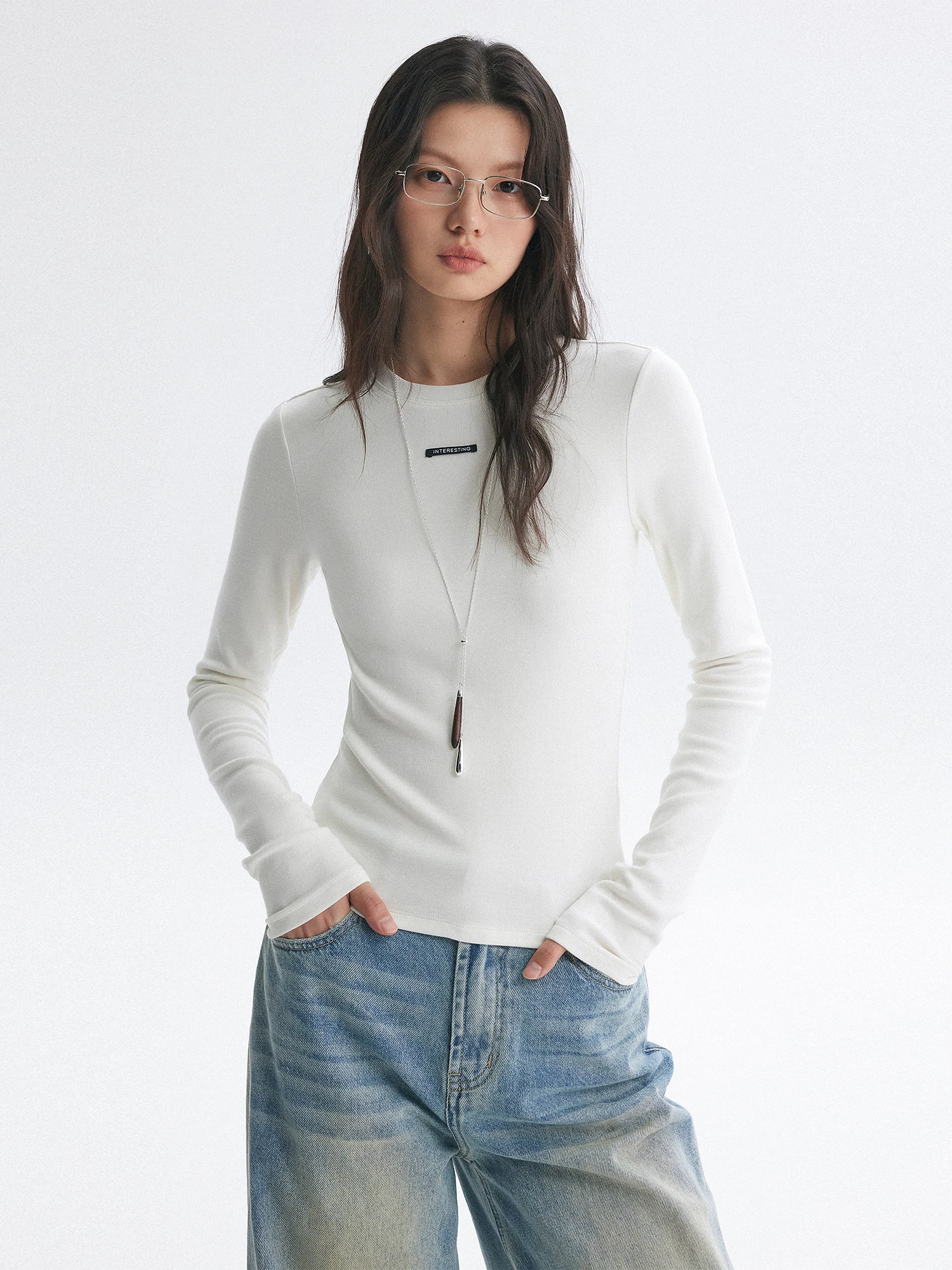 Женский топ Slim Fit с круглым вырезом и длинным рукавом Bymolycho Basic, черно-белый, для повседневной носки, весенний сезон
Женский топ Slim Fit с круглым вырезом и длинным рукавом Bymolycho Basic, черно-белый, для повседневной носки, весенний сезон