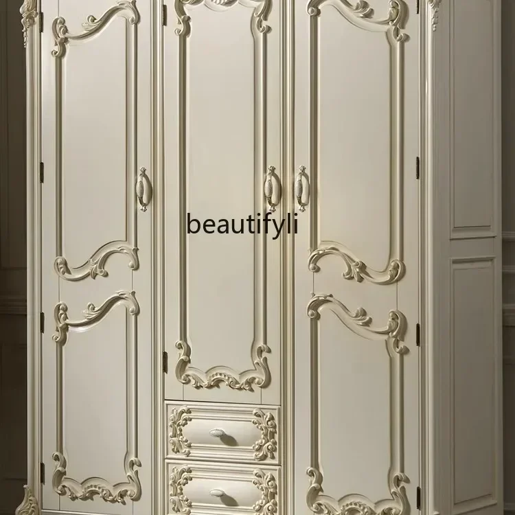 cqyAmerican Ivory White Distressed Solid Wood Storage Wardrobe Home Cloakroom Furniture
cqyAmerican Ivory White Distressed Solid Wood Storage Wardrobe Home Cloakroom Furniture