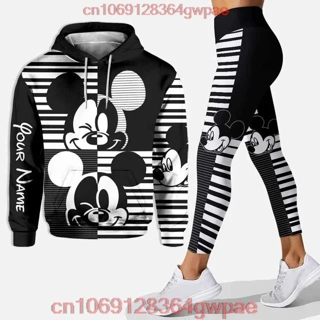 Disney Minnie Mickey 3D Women's Hoodie and Leggings Suit Hoodie Yoga Pants Sweatpants Fashion Sports Suit
Disney Minnie Mickey 3D Women's Hoodie and Leggings Suit Hoodie Yoga Pants Sweatpants Fashion Sports Suit
