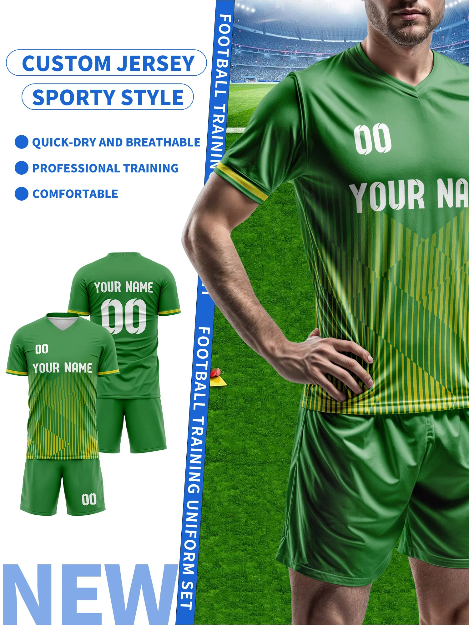 Спортивные футболки с V-образным вырезом для мужчин и женщин 2026 года с индивидуальным именем и номером, быстросохнущие, модные, с технологией сублимации
Спортивные футболки с V-образным вырезом для мужчин и женщин 2026 года с индивидуальным именем и номером, быстросохнущие, модные, с технологией сублимации