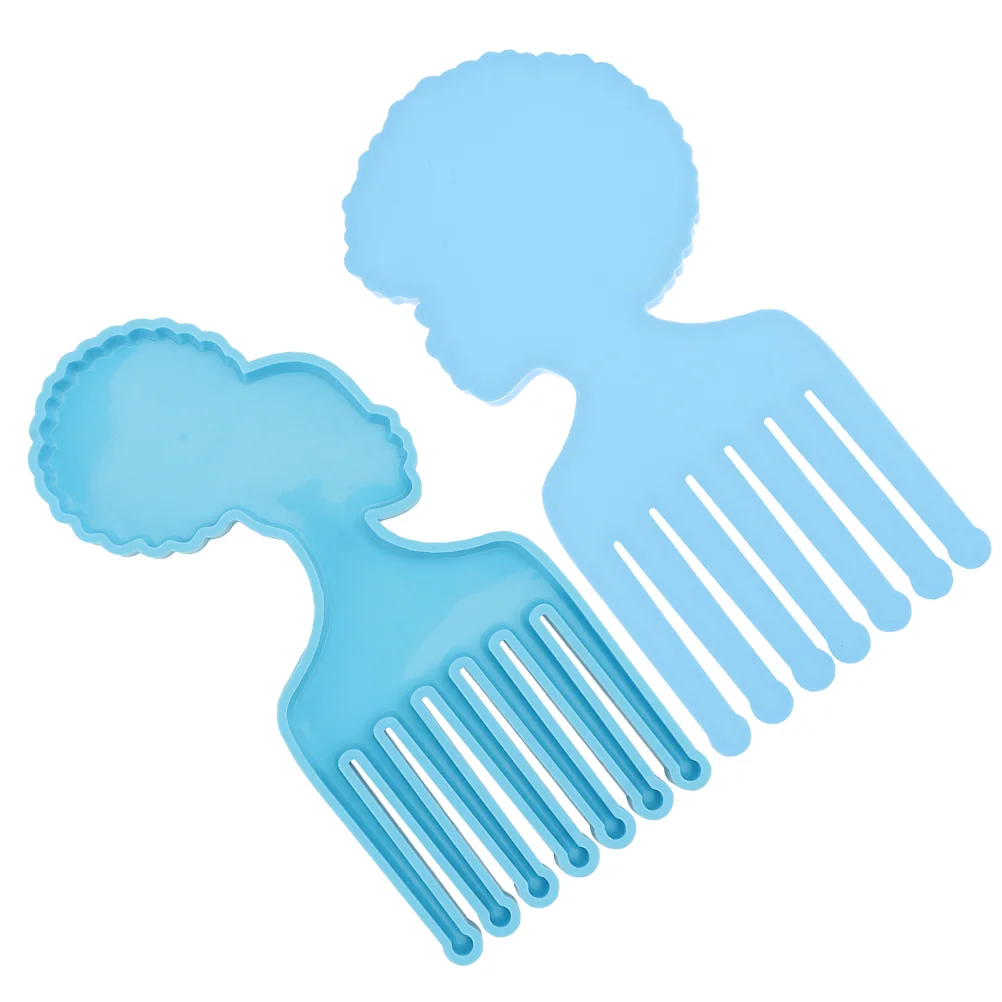 2 Pcs Crystal Epoxy Comb Silicone Mold Simple Reverse Mould Afro Pattern Jewelry Making Accessory Craft Tool
2 Pcs Crystal Epoxy Comb Silicone Mold Simple Reverse Mould Afro Pattern Jewelry Making Accessory Craft Tool