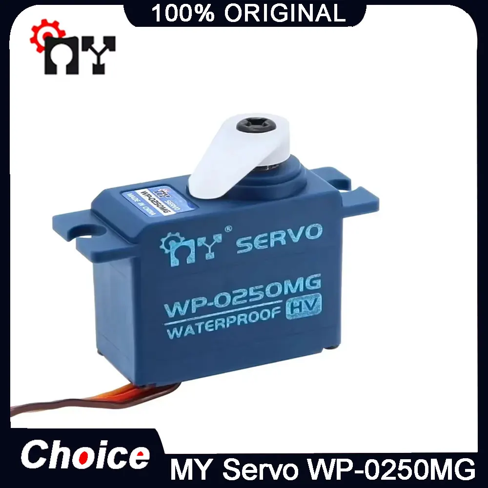 MY WP-0250MG 6.8KG High-Speed Micro Servo (8.4V) - Waterproof Metal Gear for 1/16 Scale RC Cars & Compact Vehicle Models
MY WP-0250MG 6.8KG High-Speed Micro Servo (8.4V) - Waterproof Metal Gear for 1/16 Scale RC Cars & Compact Vehicle Models