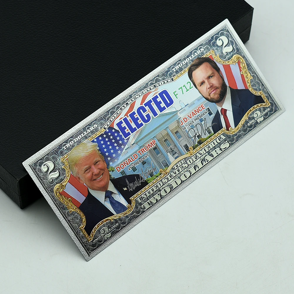 Donald Trump 47th US President Collection Plastic Card Gold Foil Banknotes 100 Dollars Holiday Fan Gifts
Donald Trump 47th US President Collection Plastic Card Gold Foil Banknotes 100 Dollars Holiday Fan Gifts