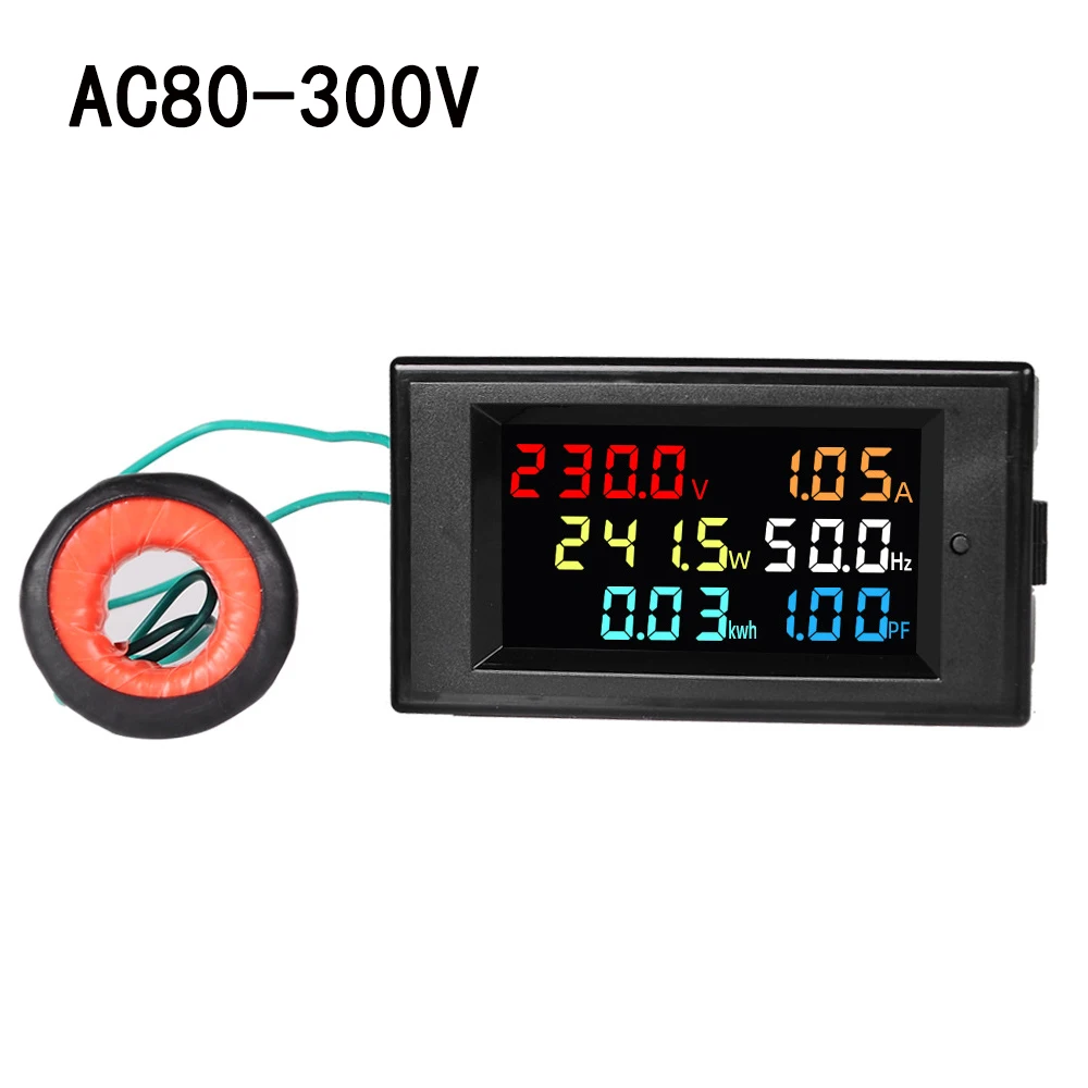 SPM003 KWH Electric Energy Frequency Meter LCD Digital HD Color Screen Voltage Current Power Factor Active 100A Power Monitor
SPM003 KWH Electric Energy Frequency Meter LCD Digital HD Color Screen Voltage Current Power Factor Active 100A Power Monitor