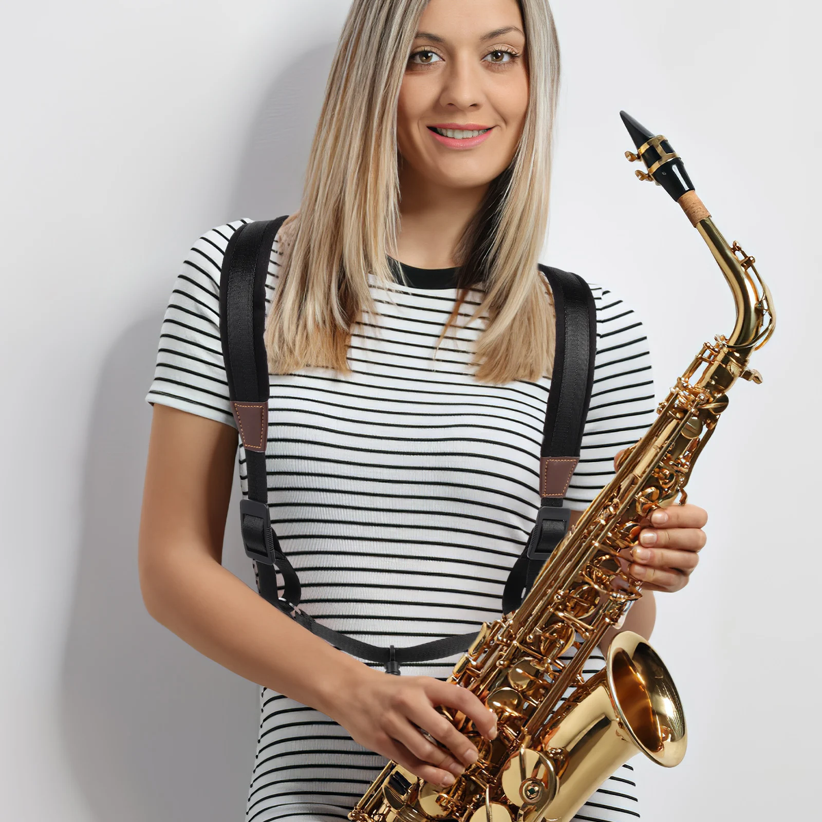 Saxophone Harness Strap Adjustable Sax Shoulder Chest Strap Replacement Accessory Kids Belt Music Instrument Parts
Saxophone Harness Strap Adjustable Sax Shoulder Chest Strap Replacement Accessory Kids Belt Music Instrument Parts