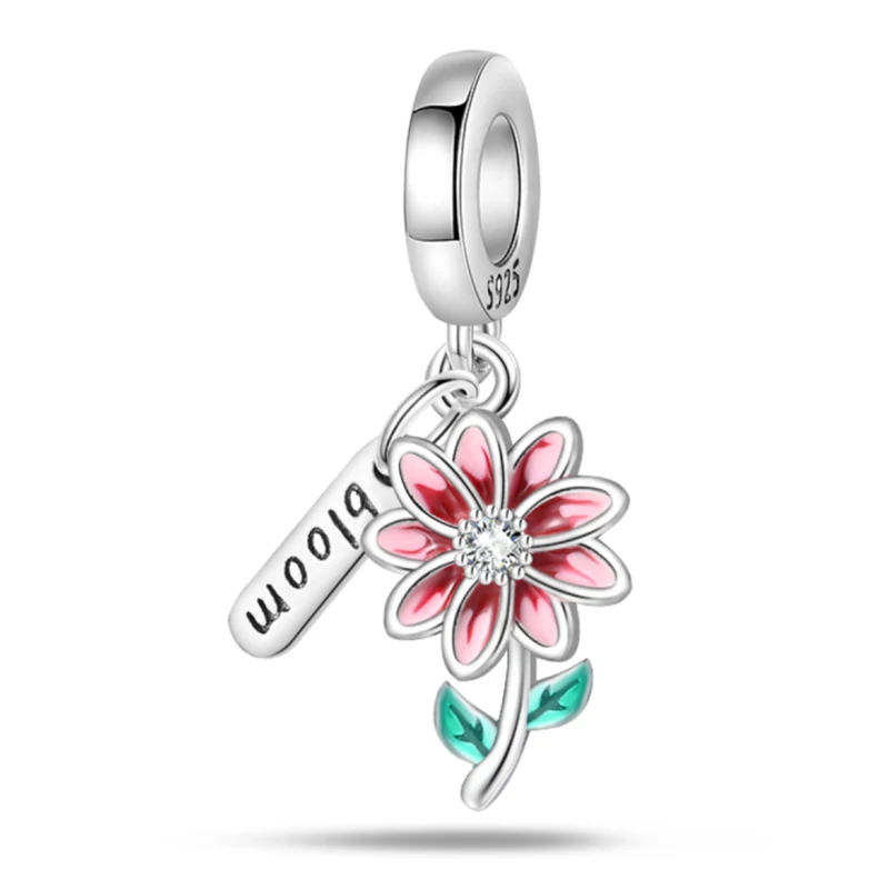 Vitality 100% 925 Sterling Silver Pink Daisy 3mm Charm Bead Original Design Suitable For Wedding Party DIY Fine Making Jewelry
Vitality 100% 925 Sterling Silver Pink Daisy 3mm Charm Bead Original Design Suitable For Wedding Party DIY Fine Making Jewelry