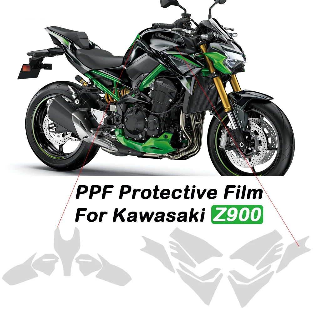 Невидимая мотоциклетная Автомобильная крышка Z900 PPF, фоточехол для Kawasaki Z900 Z 900 2020-2024, комплект пленки с защитой от царапин
Невидимая мотоциклетная Автомобильная крышка Z900 PPF, фоточехол для Kawasaki Z900 Z 900 2020-2024, комплект пленки с защитой от царапин