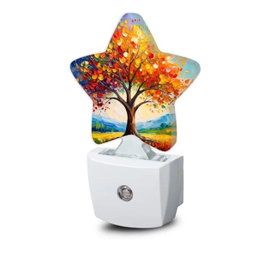 Nightlight, Colorful Abstract Star Night Lights Plug into Wall Decorations for Bedroom Bathroom, Dusk to Dawn Sensor Kitchen Ha
Nightlight, Colorful Abstract Star Night Lights Plug into Wall Decorations for Bedroom Bathroom, Dusk to Dawn Sensor Kitchen Ha
