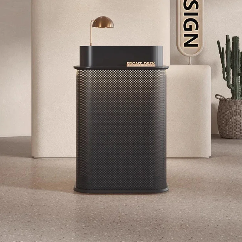 Nordic Elegant Reception Desks Design Display Modern Small Reception Desks Simple Storage Comptoir Magasin Commercial Furniture
Nordic Elegant Reception Desks Design Display Modern Small Reception Desks Simple Storage Comptoir Magasin Commercial Furniture