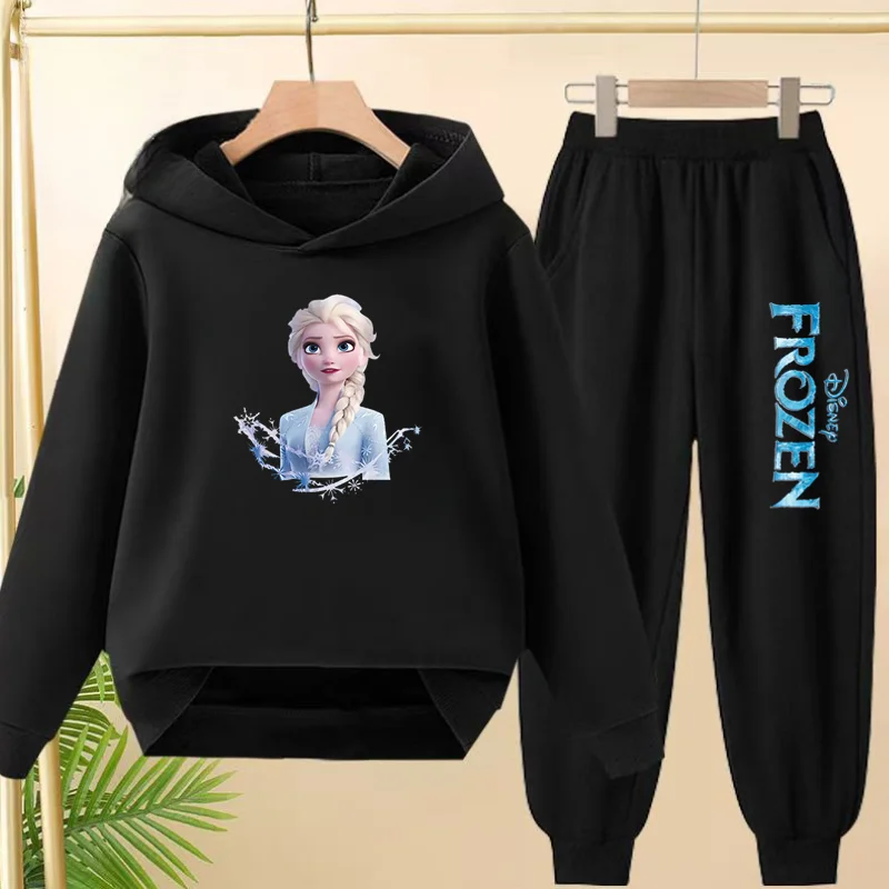 Disney Elsa Princess Autumn Winter 2 Piece 3-12 Age Girl Leisure Children Outerwear Hoodie+Trousers Pullover Hooded Sportswea
Disney Elsa Princess Autumn Winter 2 Piece 3-12 Age Girl Leisure Children Outerwear Hoodie+Trousers Pullover Hooded Sportswea