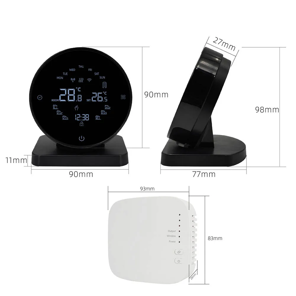 Smart Wireless Thermostat with Clear LCD Display Perfect for Managing Your Home's Indoor Temperatures Remotely
Smart Wireless Thermostat with Clear LCD Display Perfect for Managing Your Home's Indoor Temperatures Remotely