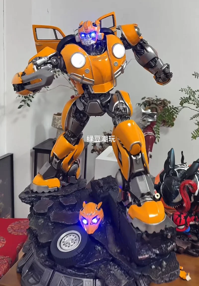 Bumblebee Transformer Action Figure Led Light Up Replaceable Head Gk Resin Statue Desktop Ornament Collectible Gift For Adult
Bumblebee Transformer Action Figure Led Light Up Replaceable Head Gk Resin Statue Desktop Ornament Collectible Gift For Adult